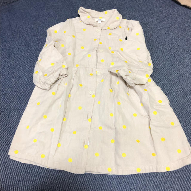 Seraph(セラフ)の女児 シャツワンピース 100 セラフ キッズ/ベビー/マタニティのキッズ服女の子用(90cm~)(ワンピース)の商品写真