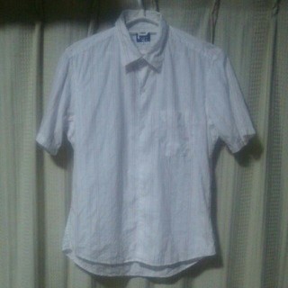 タケオキクチ(TAKEO KIKUCHI)のTAKEOKIKUCHI 半袖シャツ サイズ3 ストライプシャツ きれいめ 中古(シャツ)