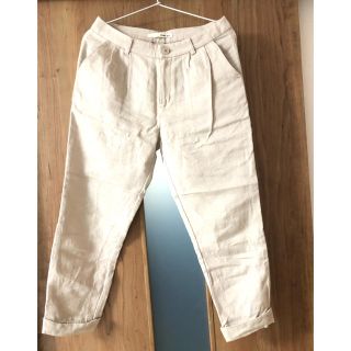 エヴァムエヴァ(evam eva)のevam eva linen &wool pants 美品(カジュアルパンツ)