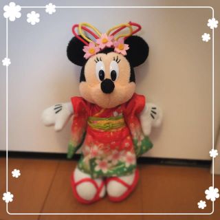 ディズニー(Disney)のミニー ぬいぐるみバッヂ(ぬいぐるみ)