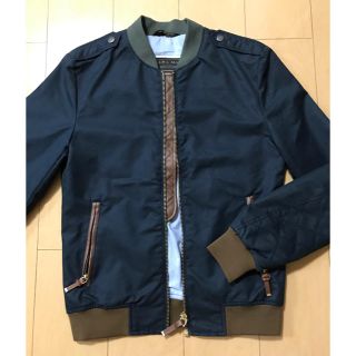 ザラ(ZARA)のZARA ブルゾン ネイビー(ブルゾン)