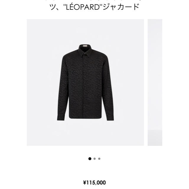 DIOR HOMME(ディオールオム)の新作 2019aw 新製品 テクニカルファブリック シャツ メンズのトップス(シャツ)の商品写真