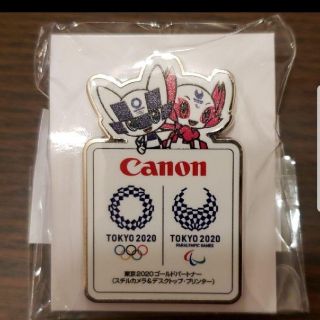 ★最終値下げ★新品未開封★【非売品】Canon オリンピック ピンバッジ(バッジ/ピンバッジ)