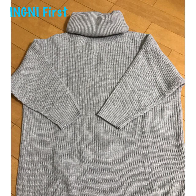 INGNI First(イングファースト)のINGNI First ロングニット キッズ/ベビー/マタニティのキッズ服女の子用(90cm~)(ニット)の商品写真