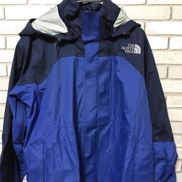 NORTH FACE ノースフェイス　ナイロンパーカー　ブルー×ネイビー