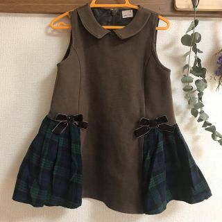 プティマイン(petit main)の❤︎petitmain❤︎ワンピース 100 トップスセット(ワンピース)