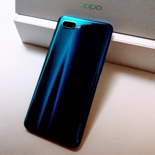 極美品  SIMフリースマートフォン OPPO Reno A 128GB ブルー