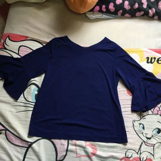 ユニクロ(UNIQLO)のユニクロ7分袖ブラウス(カットソー(長袖/七分))