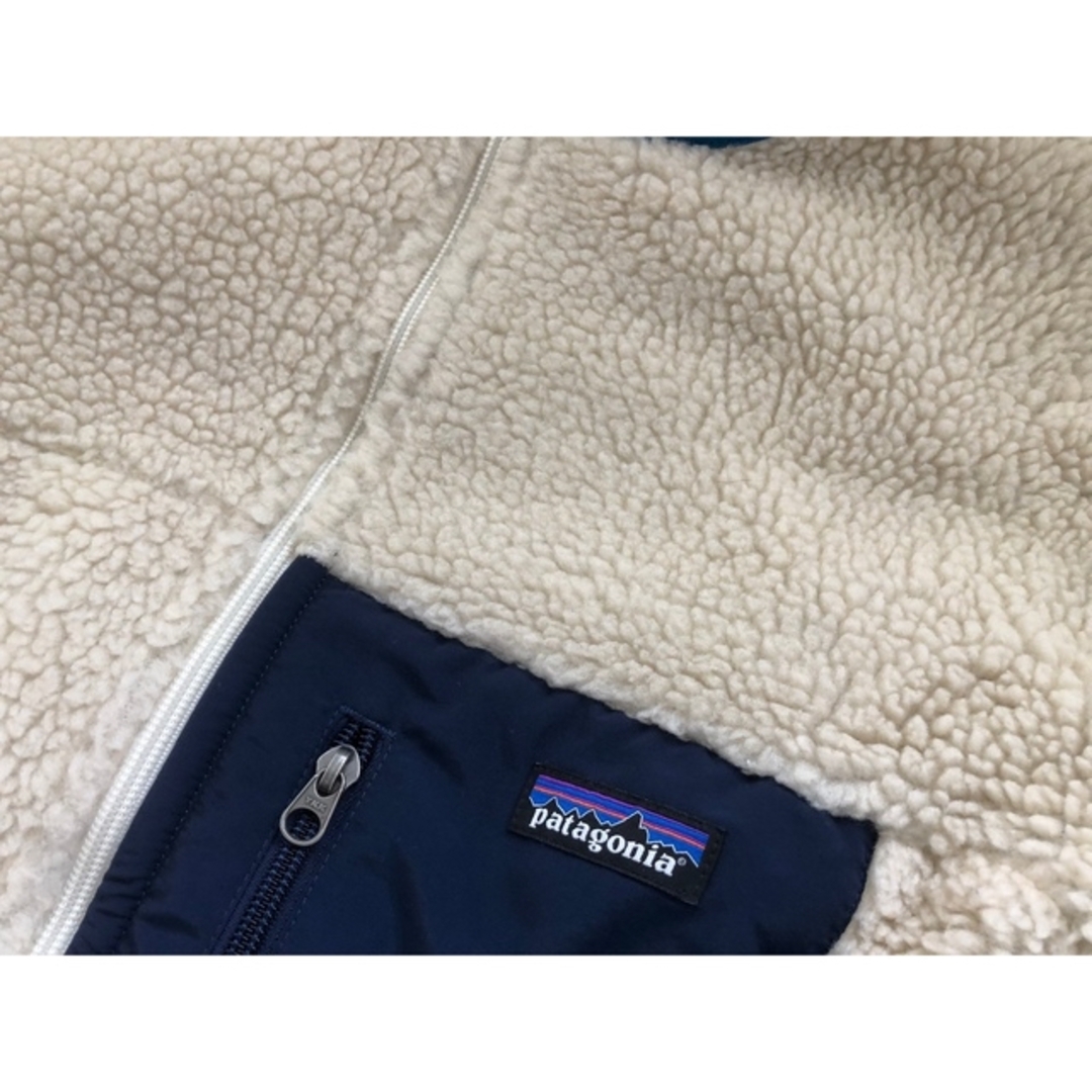 ナチュラル×ネイビーサイズ【極美品】PATAGONIA パタゴニア　レトロX　ナチュラル S