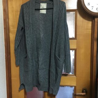 アーバンリサーチ(URBAN RESEARCH)のJF Ready Made ロングカーディガン グレー(カーディガン)