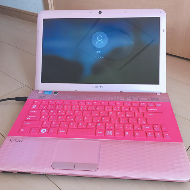 VAIO ピンク ノートパソコン - ノートPC