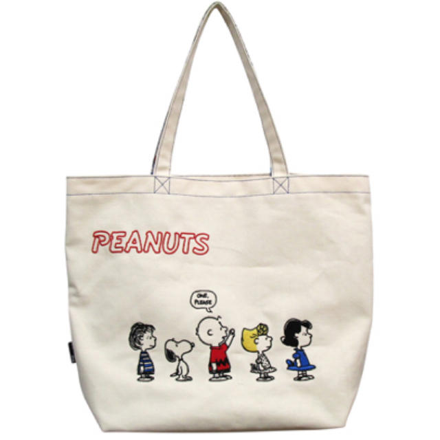 PEANUTS(ピーナッツ)のキャンバス ミドルトート PEANUTS レディースのバッグ(トートバッグ)の商品写真