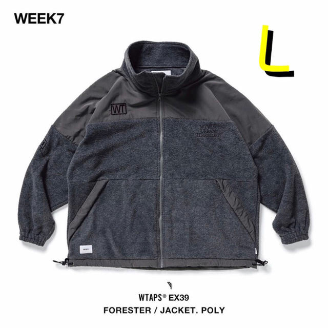 wtaps フリース L forester jacket グレー