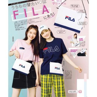 フィラ(FILA)の【SEVENTEEN  2018年8月号付録】 FILA ロゴサコッシュ（未開封(その他)