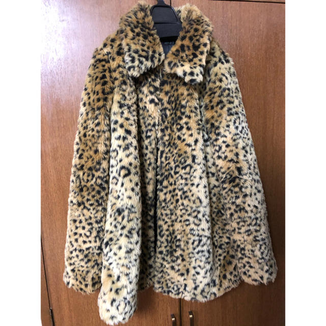 日曜まで！moussy  ヒョウ柄ファーコート