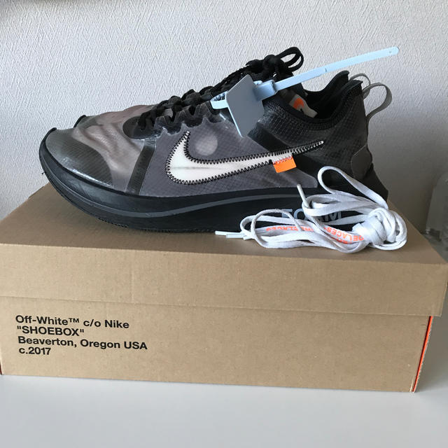 OFF-WHITE(オフホワイト)のNike zoomfly black off-white メンズの靴/シューズ(スニーカー)の商品写真