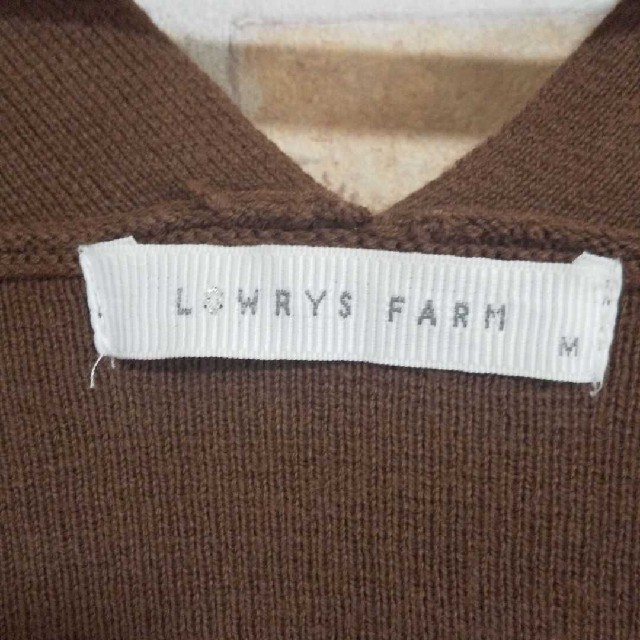 LOWRYS FARM(ローリーズファーム)のローリーズファーム ロングカーディガン ブラウン レディースのトップス(カーディガン)の商品写真