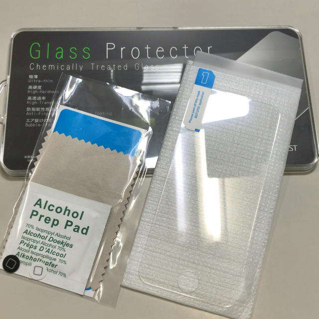 iPod touch(アイポッドタッチ)の元祖！iPod touch 7(6/5)世代用 液晶保護 ガラスフィルム 日本製 スマホ/家電/カメラのスマホアクセサリー(保護フィルム)の商品写真