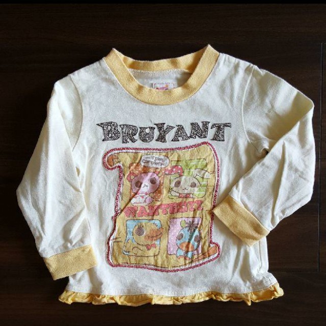 Bruyant(ブリュイアン)のブリュイアン ロンT 100 キッズ/ベビー/マタニティのキッズ服女の子用(90cm~)(Tシャツ/カットソー)の商品写真