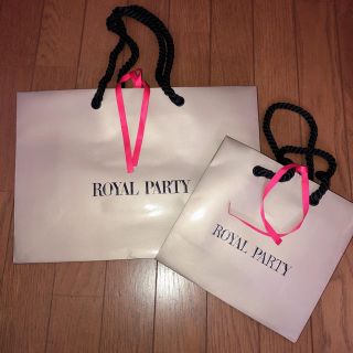 ロイヤルパーティー(ROYAL PARTY)のROYAL PARTY ショッパー2枚セット☆(ショップ袋)