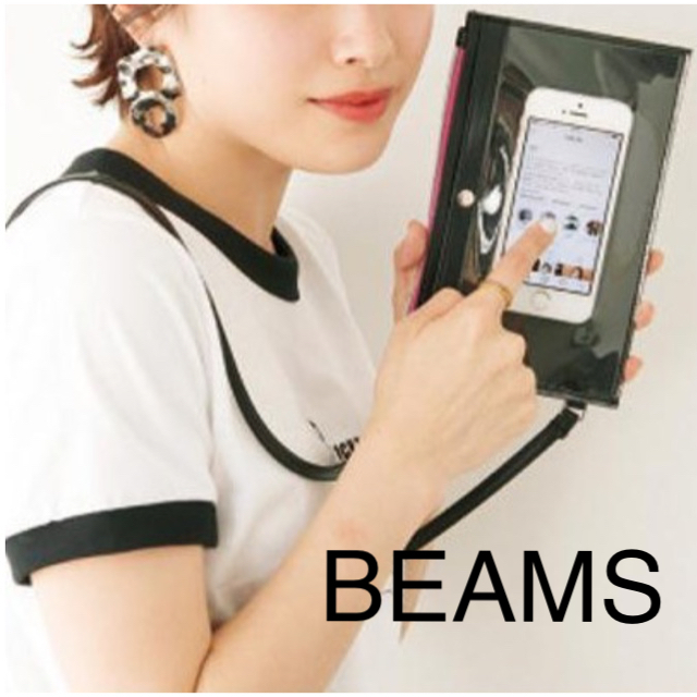 BEAMS(ビームス)のBEAMS特製 軽量薄型ポシェット mini付録 レディースのバッグ(ショルダーバッグ)の商品写真