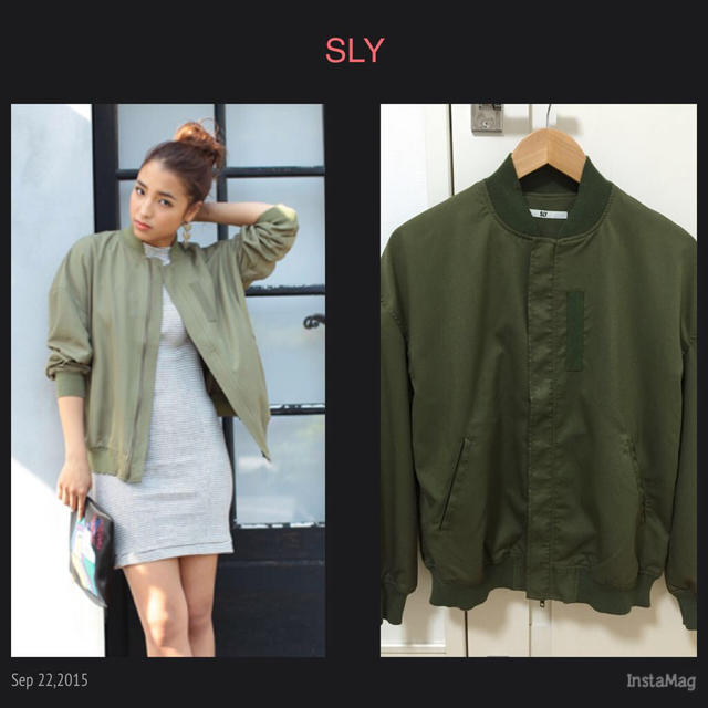 SLY(スライ)のSLY☆ミリタリーブルゾン レディースのジャケット/アウター(ミリタリージャケット)の商品写真