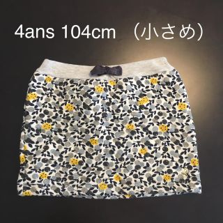 プチバトー(PETIT BATEAU)の美品 プチバトー タイトスカート 4ans104cm(スカート)