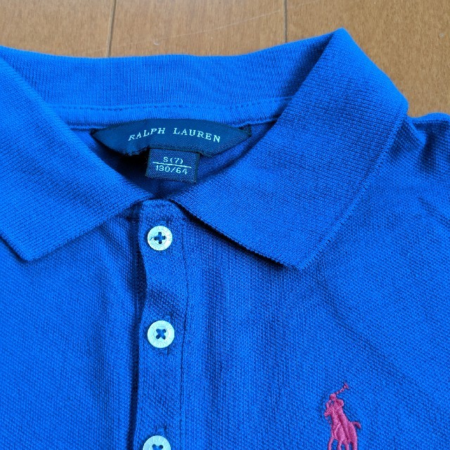 Ralph Lauren(ラルフローレン)のラルフローレン　ポロシャツ　130cm キッズ/ベビー/マタニティのキッズ服女の子用(90cm~)(Tシャツ/カットソー)の商品写真