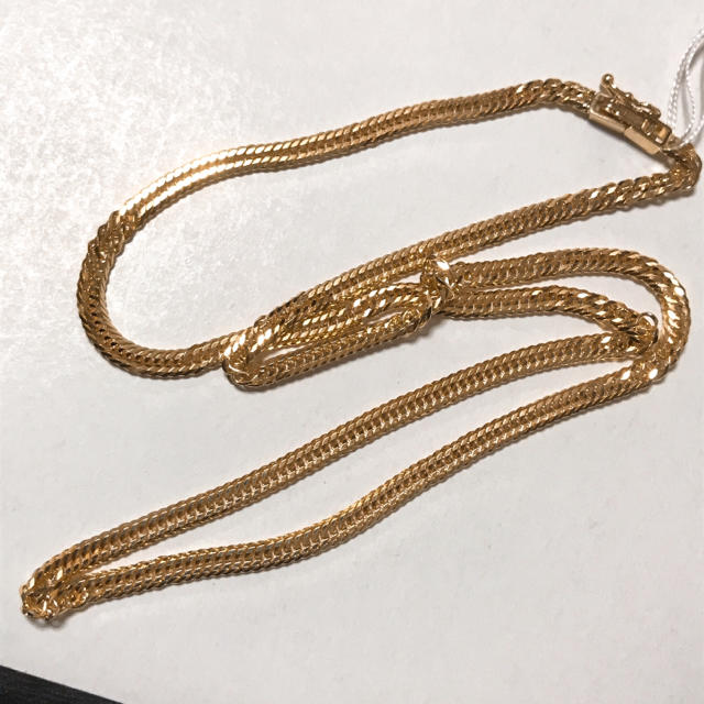 芸能人愛用 k18 12面カットトリプル 11.2g 45cm ネックレス - boothype.com