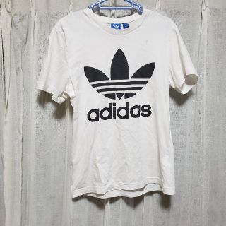 アディダス(adidas)のadidas　Sサイズ　ホワイトロゴTシャツ　(Tシャツ(半袖/袖なし))