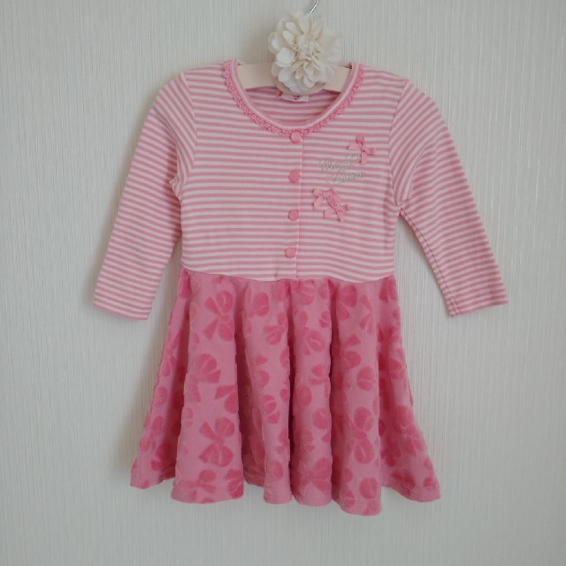 mezzo piano(メゾピアノ)のメゾピアノ  ワンピース  90センチ キッズ/ベビー/マタニティのキッズ服女の子用(90cm~)(ワンピース)の商品写真