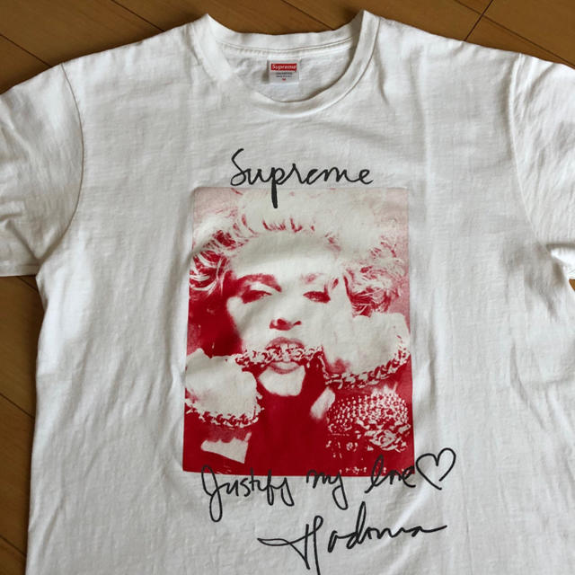 supreme マドンナ　tシャツ  ホワイト