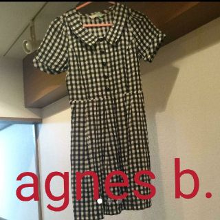 アニエスベー(agnes b.)のTo B By agnes b. ギンガムチェックワンピース(ひざ丈ワンピース)