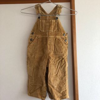 ベビーギャップ(babyGAP)のbabyGap コーデュロイ80サイズ　オーバーオール(カバーオール)