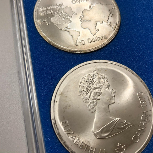 モントリオールオリンピック記念硬貨4枚セット エンタメ/ホビーの美術品/アンティーク(貨幣)の商品写真