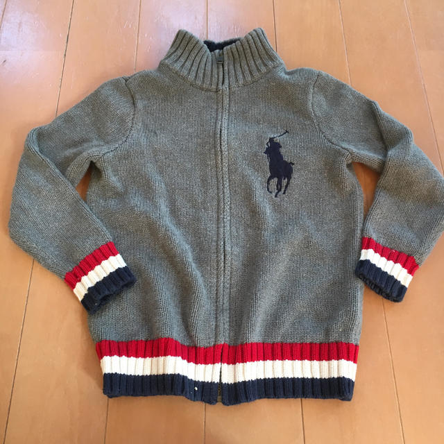 POLO RALPH LAUREN(ポロラルフローレン)のポロ ラルフローレン 綿100% 120cm カーディガン キッズ/ベビー/マタニティのキッズ服男の子用(90cm~)(カーディガン)の商品写真