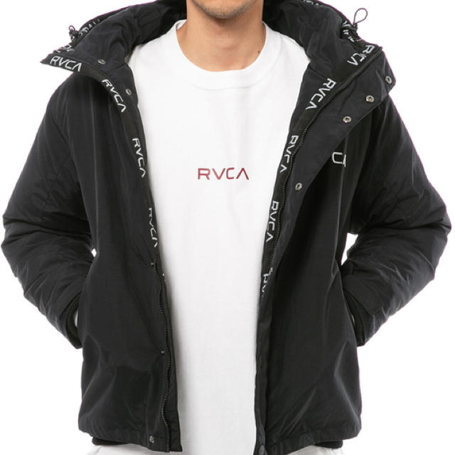 RVCA PUFFA JACKET ダウン ジャケット アウター BLK S