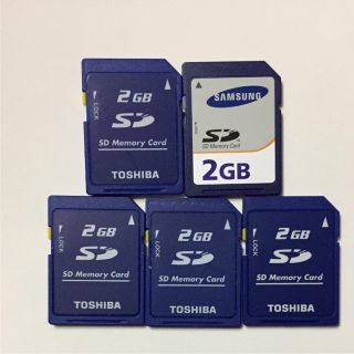 トウシバ(東芝)の東芝 TOSHIBA サムスン SDカード 2GB 5枚(コンパクトデジタルカメラ)