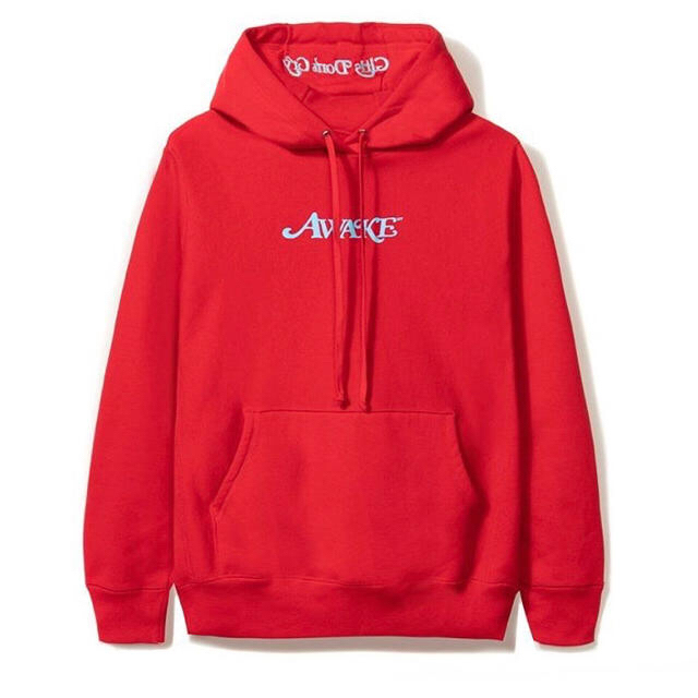 メンズawake gdc girls don't cry logo hoodie 赤L