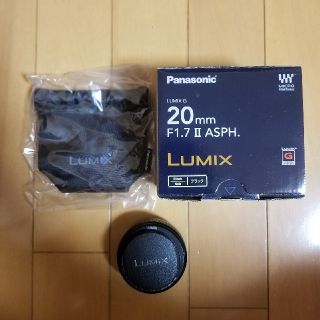 パナソニック(Panasonic)のPanasonic LUMIX G 20mm F1.7 ll H-H020A(レンズ(単焦点))