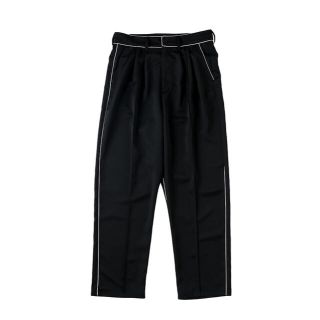 MUZE - NOISE PIPING SLACKS (BLACK) (スラックス)