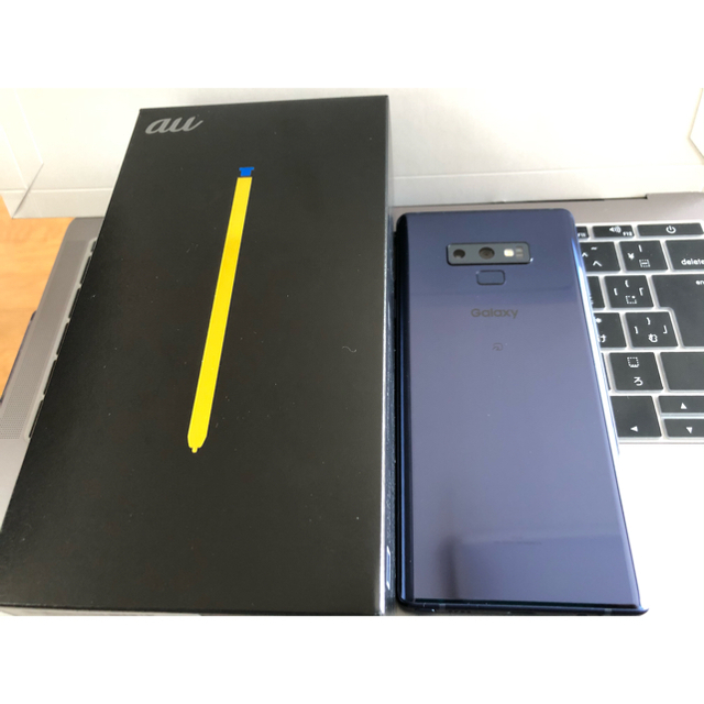 Galaxy(ギャラクシー)の【極美品】Galaxy Note9 SCV40 Ocean Blue スマホ/家電/カメラのスマートフォン/携帯電話(スマートフォン本体)の商品写真