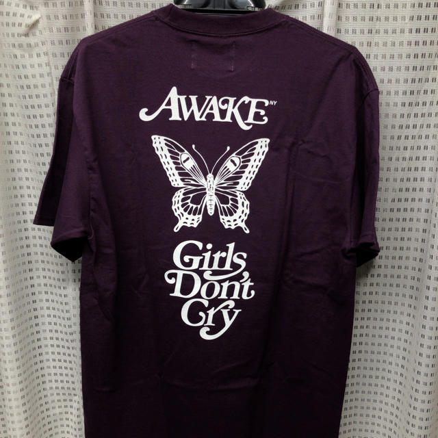 AWAKE(アウェイク)のawake gdc girls don't cry  tee 紫M メンズのトップス(Tシャツ/カットソー(半袖/袖なし))の商品写真