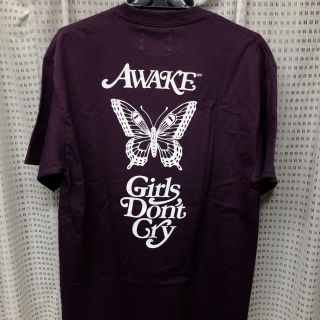 アウェイク(AWAKE)のawake gdc girls don't cry  tee 紫M(Tシャツ/カットソー(半袖/袖なし))