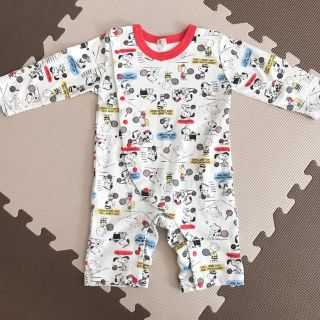 スヌーピー(SNOOPY)のスヌーピー　ベビー服　新品未使用(ロンパース)