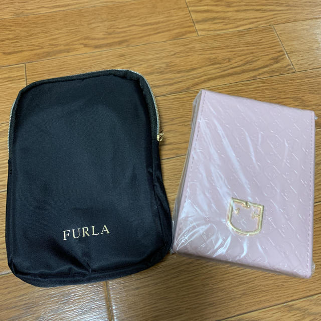 Furla(フルラ)のポーチ&鏡セット レディースのファッション小物(ミラー)の商品写真