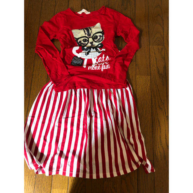 GAP Kids(ギャップキッズ)のh&m gap Tシャツ ワンピース キッズ/ベビー/マタニティのキッズ服女の子用(90cm~)(ワンピース)の商品写真