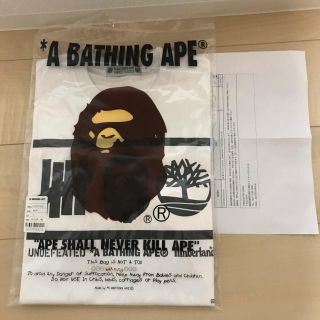 アベイシングエイプ(A BATHING APE)のape undefeated timberland ロンT supreme (Tシャツ/カットソー(七分/長袖))