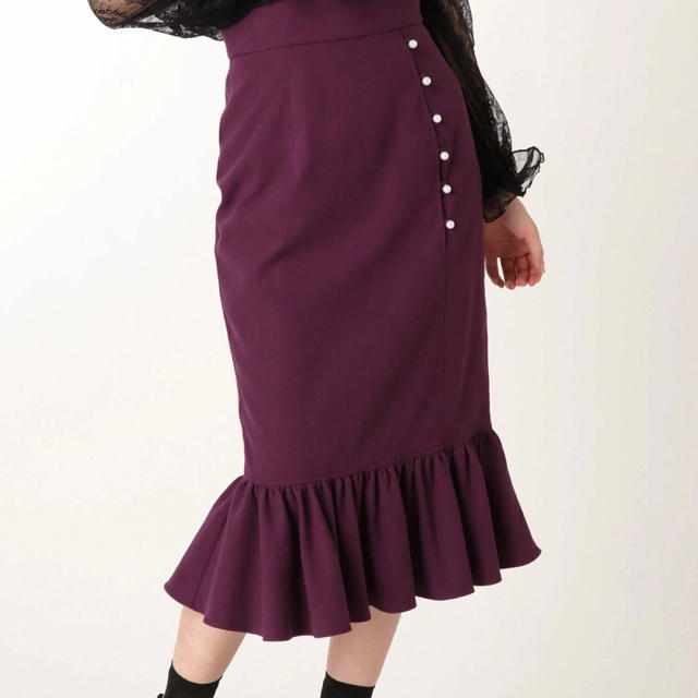 EATME(イートミー)のパールボタンマーメイドスカート レディースのスカート(ひざ丈スカート)の商品写真