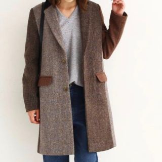 Harris Tweed - ハリスツイード チェスターコートの通販 by あひる's ...